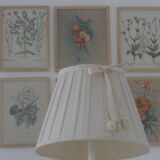 Bedside table with lamp