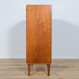 Mid-Century teak chest of drawers by Poul Jessen for PMJ Viby, 1960s