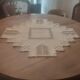 Thick old cotton placemat