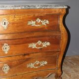 Eighteenth-century walnut tomb commode.