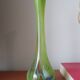 Vintage multicolor Murano arlecchino glass vase
