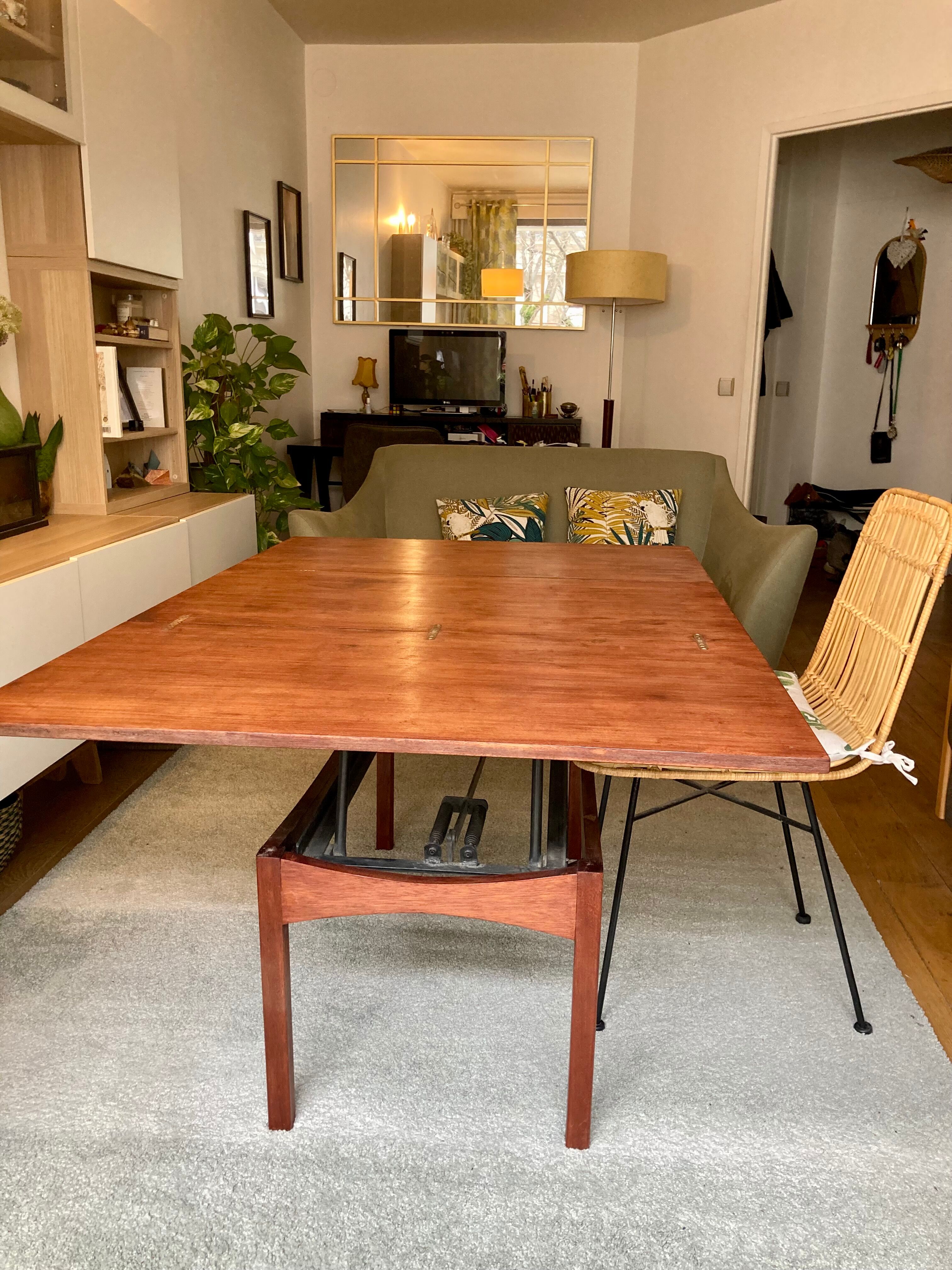 Transformable coffee table - A. Ducrot