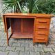 30s solid wood children's desk with 4 drawers and extensions
