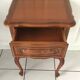 2 Louis XV style bedside tables with drawers and cabriole legs, 1960