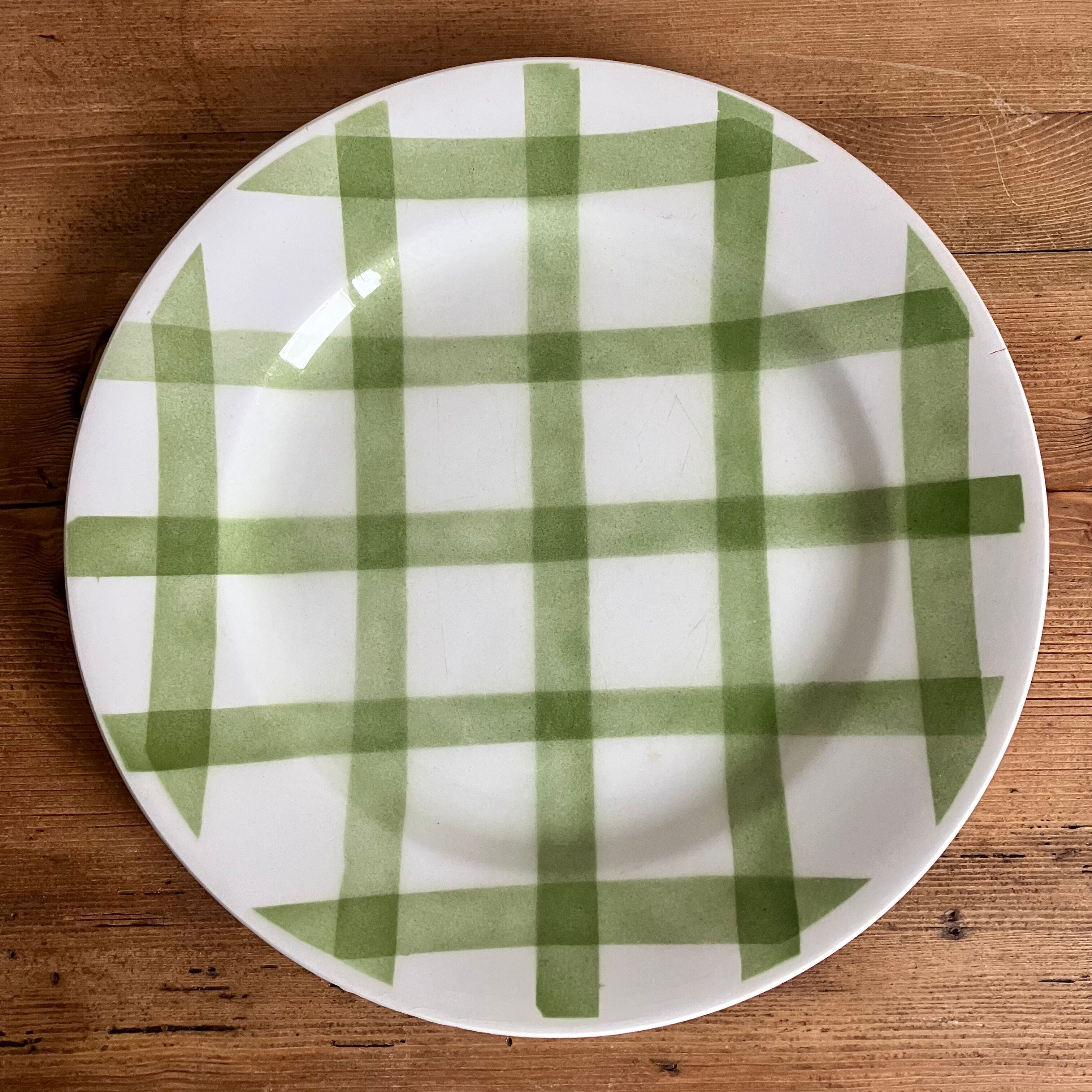 Round dish "Tablecloth" Moulin des Loups Orchies