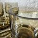 70s Smoked Whiskey Glasses