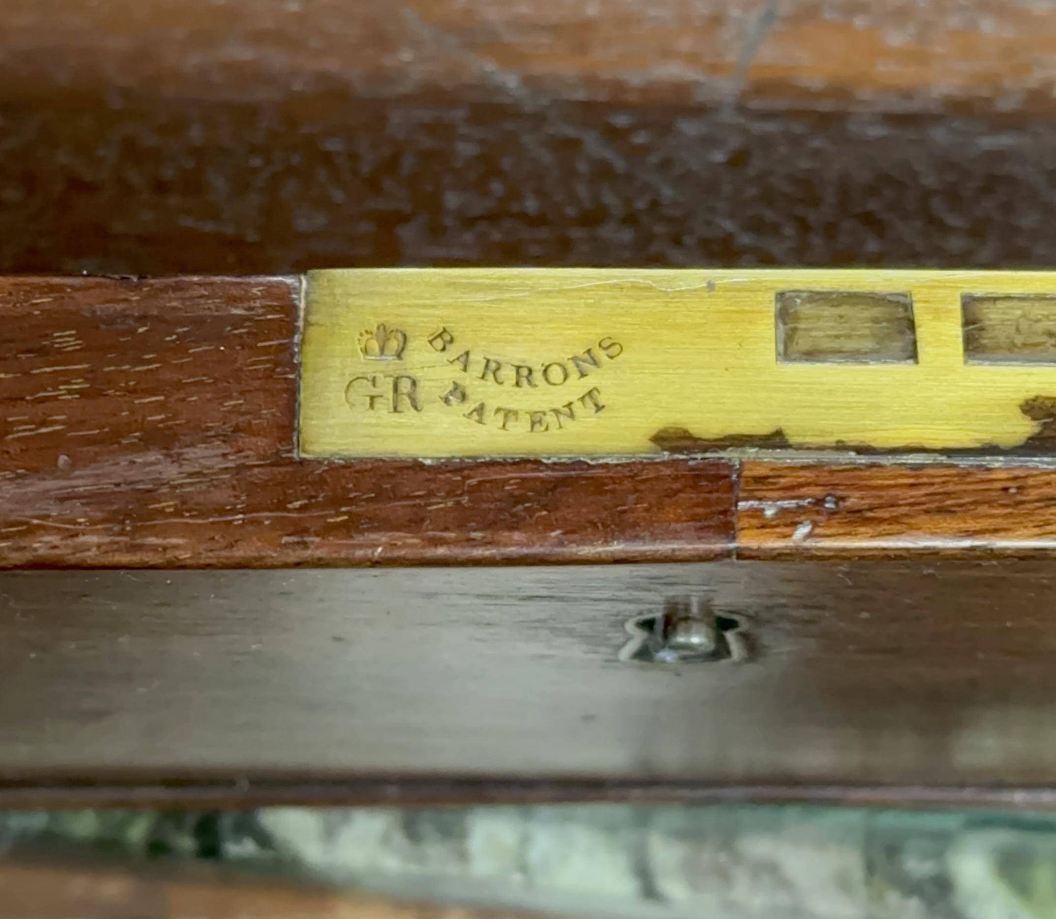 George III Antique Library Desk in Solid Mahogany 1780