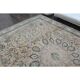 1970s Vintage Persian Handmade Wool Cotton Light Brown Area Rug 276x356