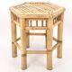 Bamboo side coffee table, 1970s