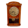 Art Deco Wall Clock By Westerstrand, In A Wood Case, Sweden, 1950s