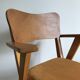 Bridge velvet curry armchair and compass feet