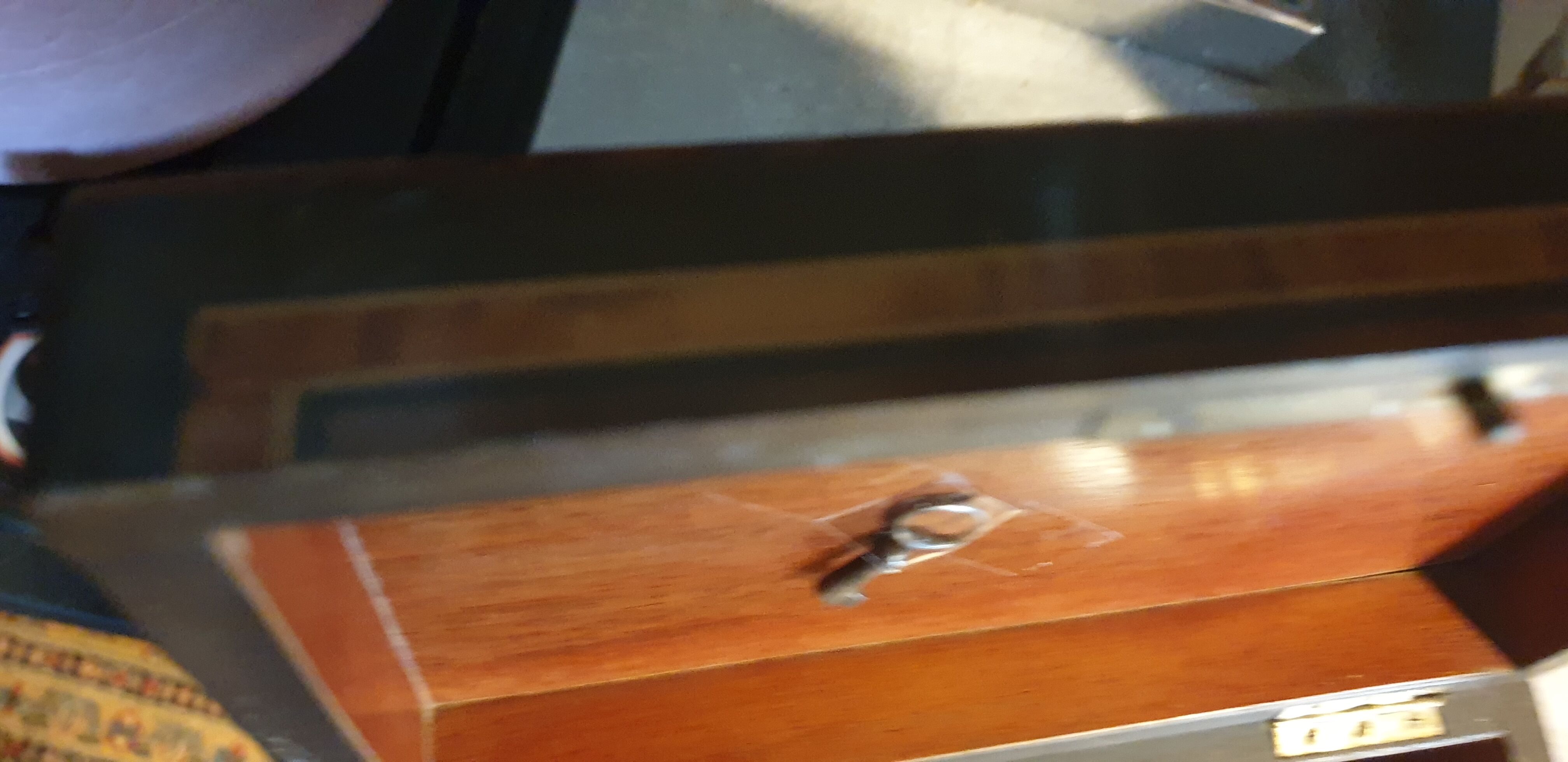 Elm magnifying glass jewelry box