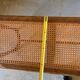 Louis XVI style 2-seater caned piano bench