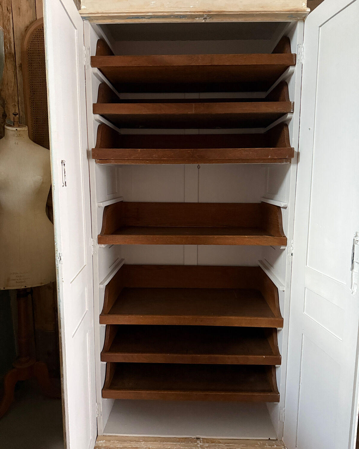 Patinated Parisian wardrobe (renovated)