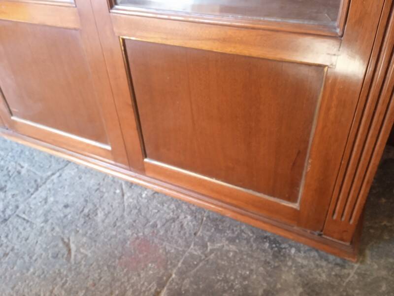 Empire display case 2 wooden doors, 1940/50s
