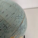 Vintage 1960 terrestrial globe by Girard Barrère - 23 cm