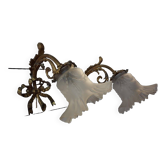 Appliques style louis xv en bronze (la paire )