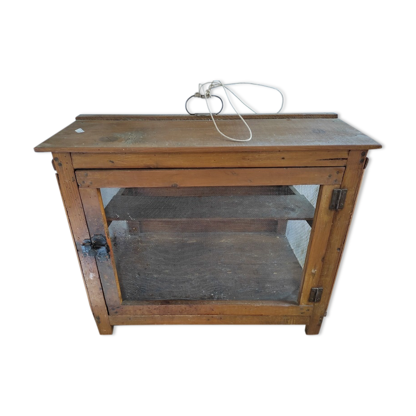 Vintage antique wooden pantry 54 cm