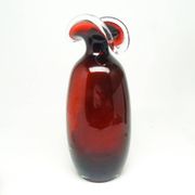 Mid-century modern vase, glass, Poland, 1970s