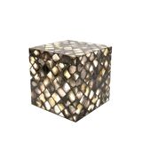 Mid-century mother-of-pearl flakes ice bucket, Italy 1950s