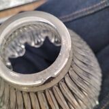 Holophane glass pendant light