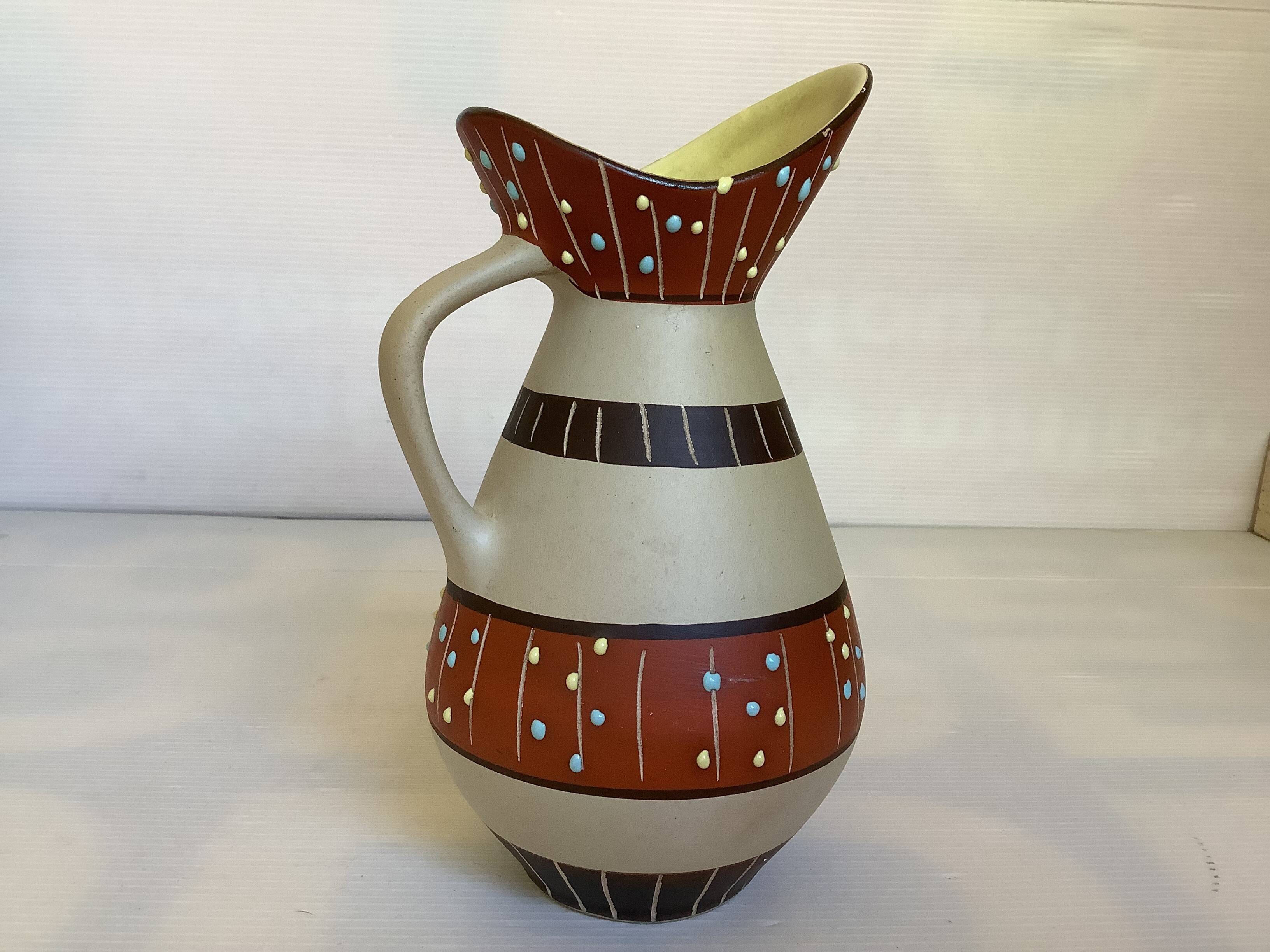 Pitcher vase Otto Georg Bühler for Marzi and Remy Germany