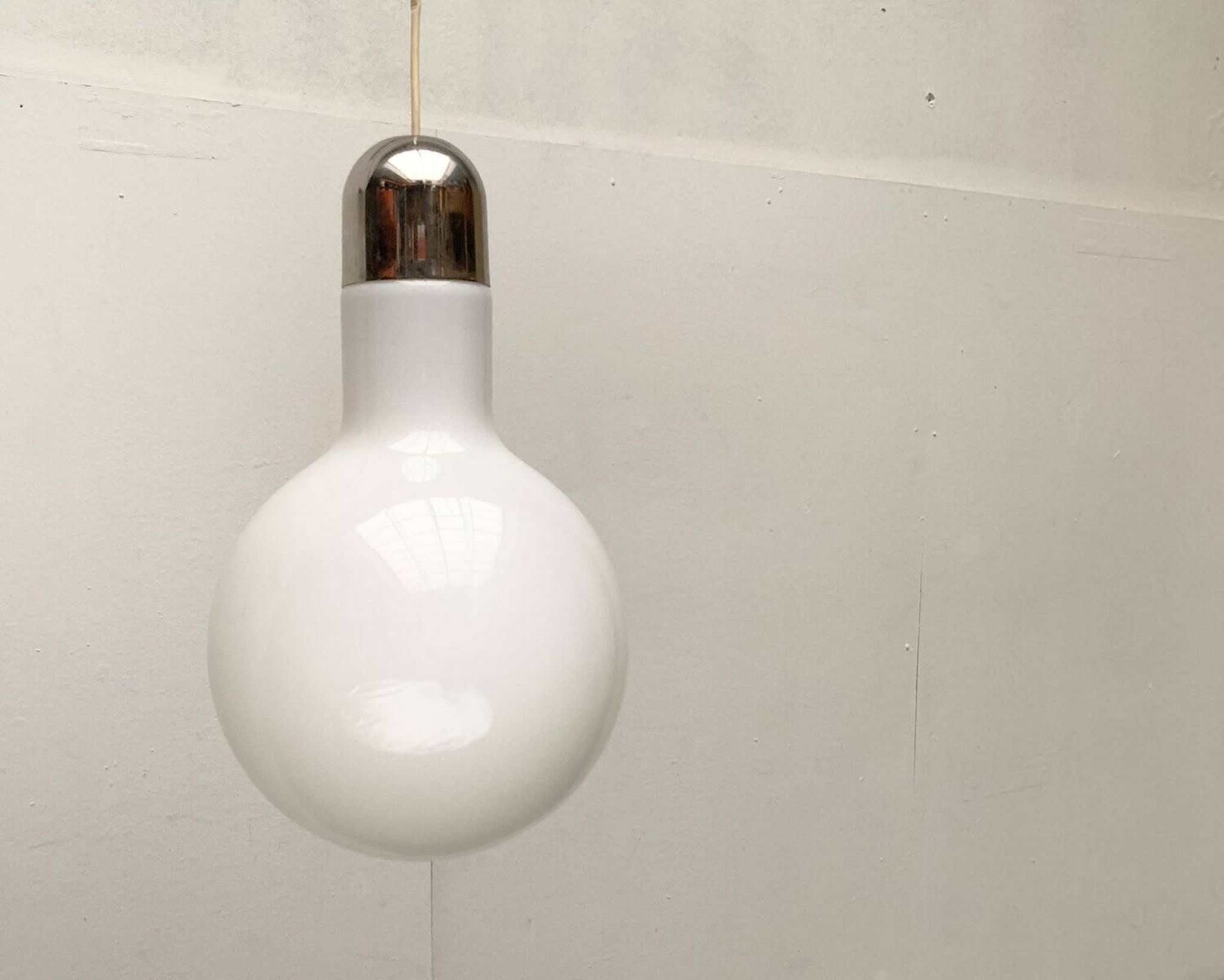 Swiss Minimalist Space Age Pendant Lamp by Temde, 1960s