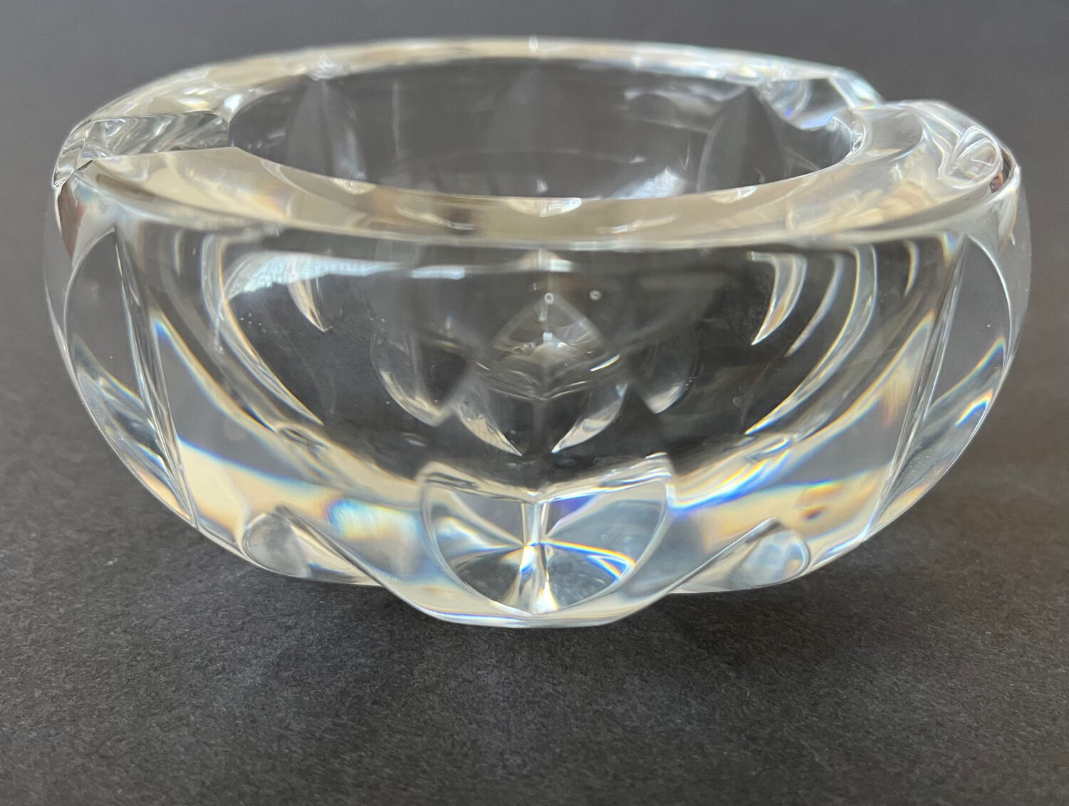 Baccarat crystal ashtray