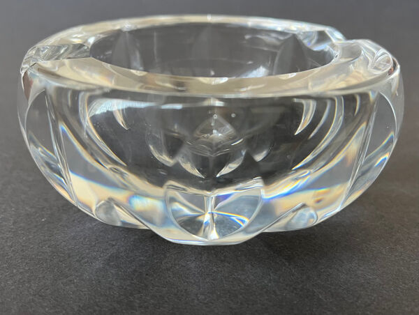 Cendrier en cristal de baccarat