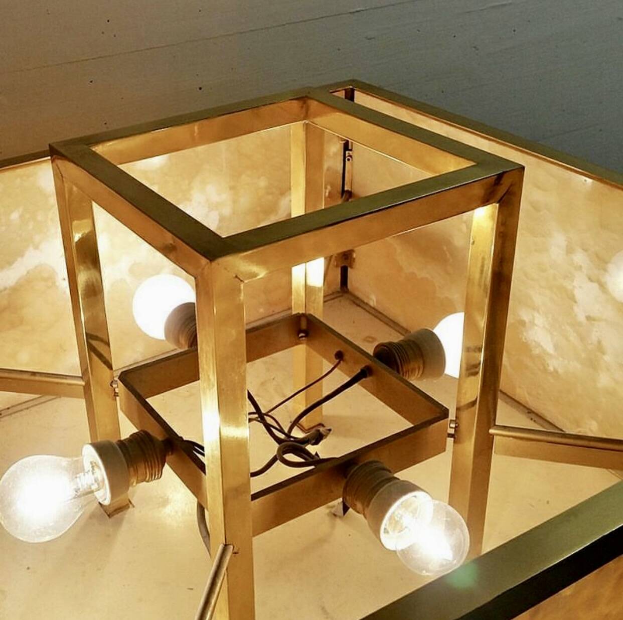 Lampadaire en bronze