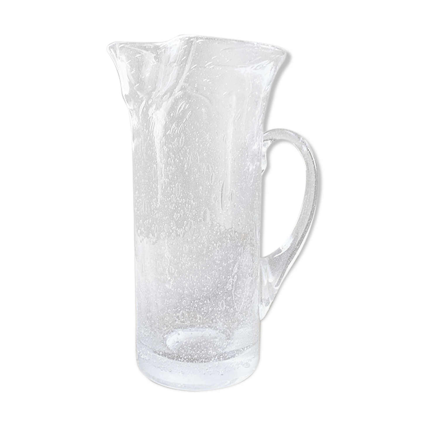 Biot glass carafe