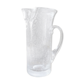Biot glass carafe