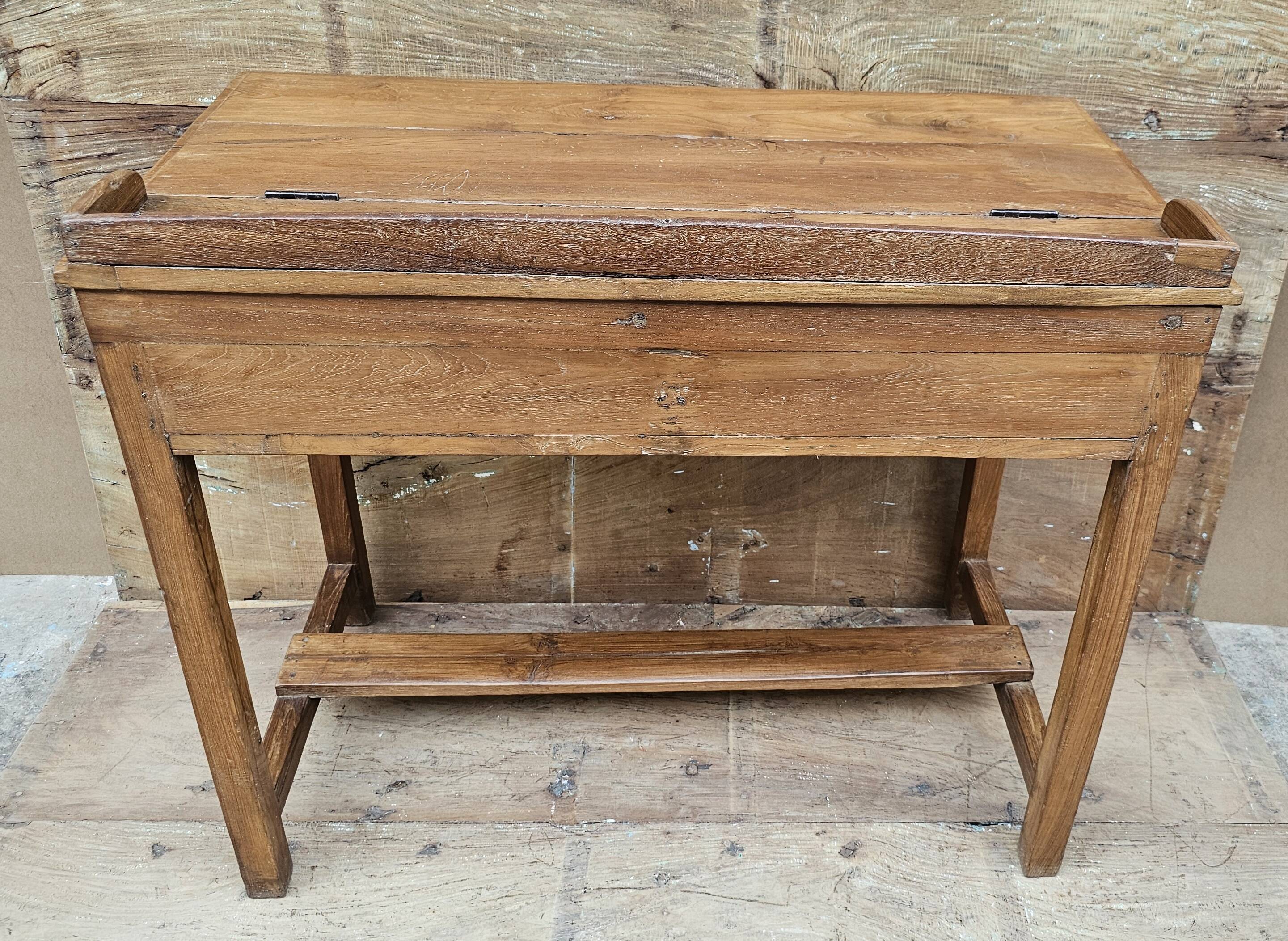 Old desk - Burmese teak desk