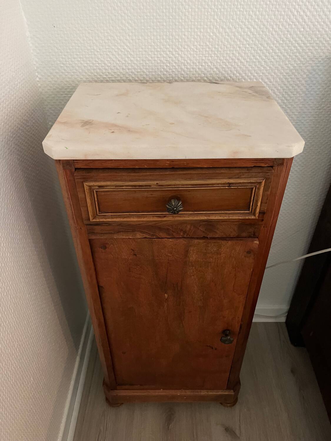 Antique bedside table