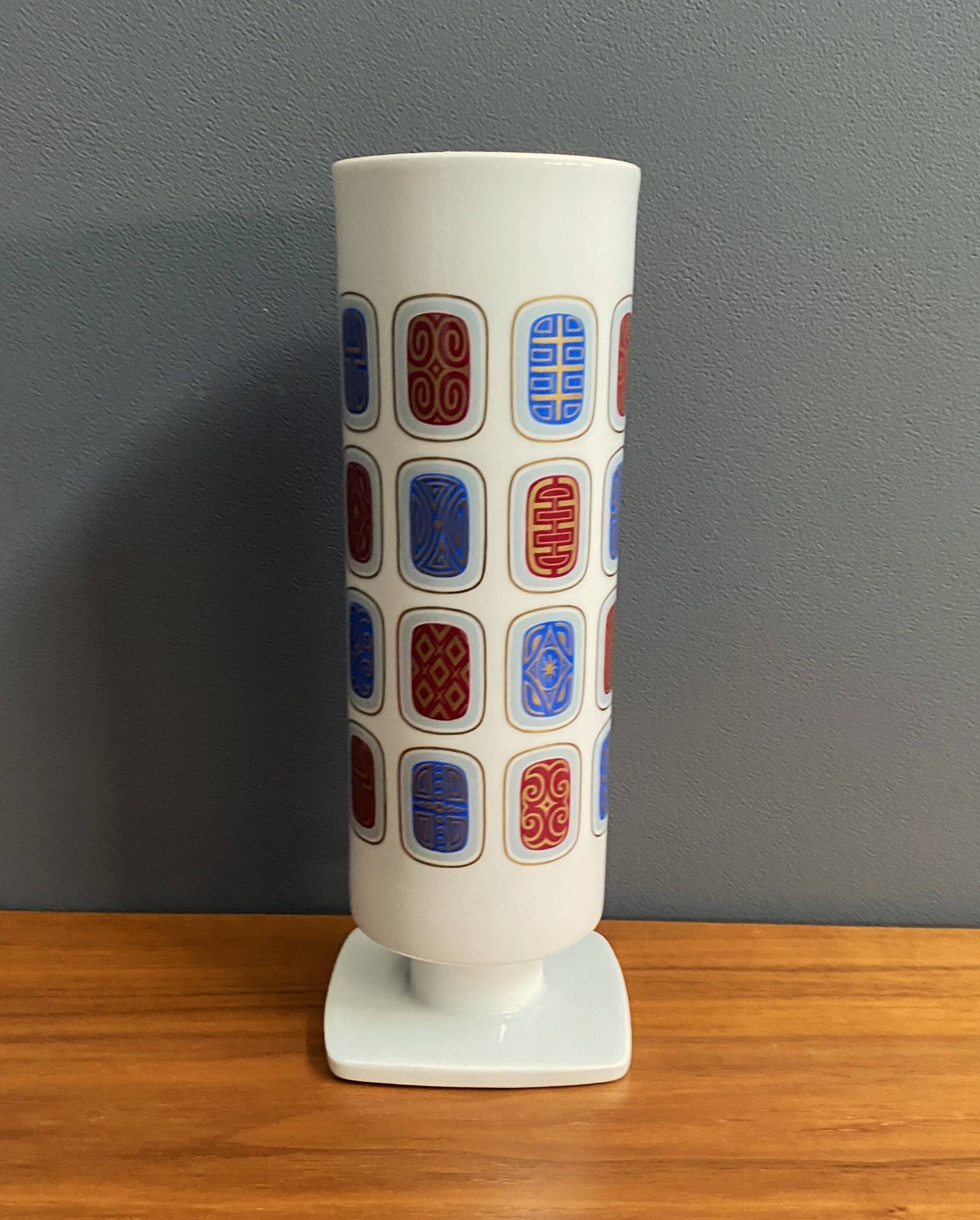 Alka Bavaria Vase on square base 1960s