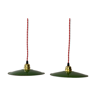 Lot 2 suspensions vintage 24,5 cm