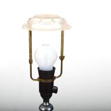 1930s Danish Floor Lamp / New black Shade