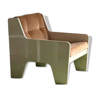 Fauteuil vintage mid century moderniste