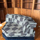 1 corner armchair Mah Jong, Gaku collection, Kenzo Takada