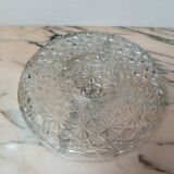 Cut glass serving dish for appetizers