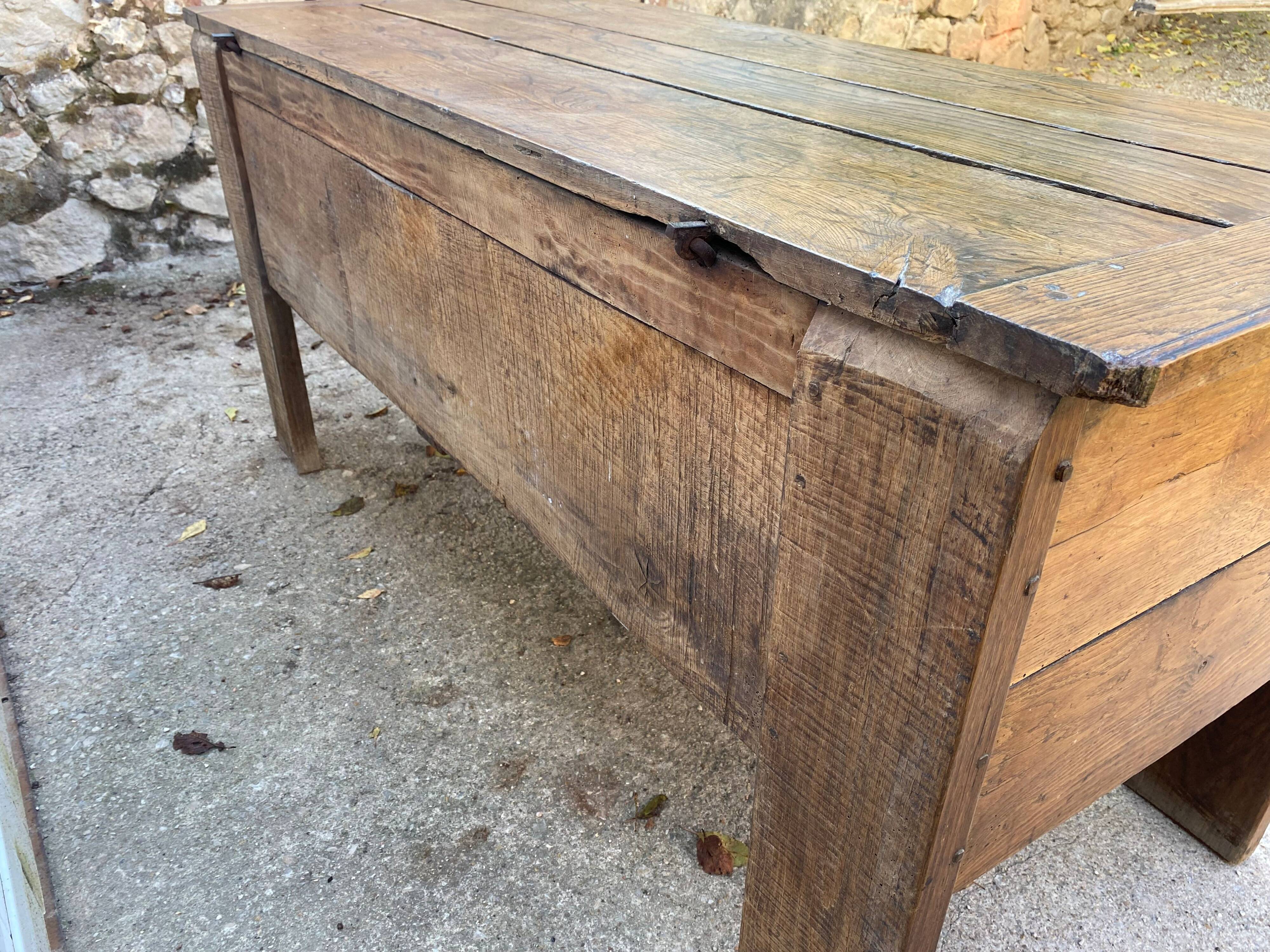 Antique 19th century solid oak hut