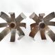 Pair of vintage 1970 steel sconces