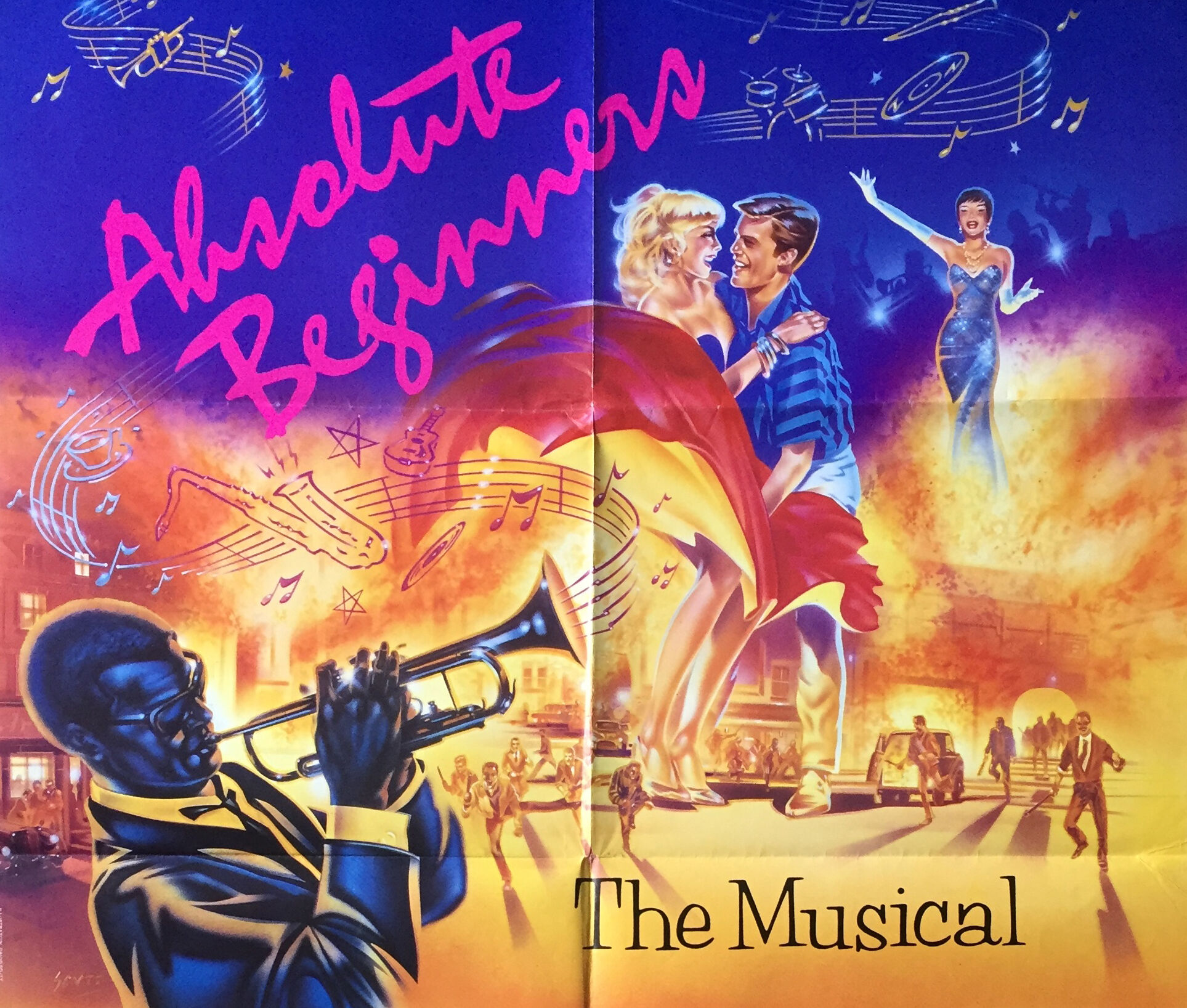 Affiche anglaise "Absolute Beginners" 1986