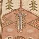 4x7 Cream & Brown Turkish Vintage Rug 120x211Cm SK 22198