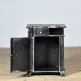 Set of iron bedside tables, circa 1930