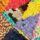 Moroccan Berber rug Boujaad with multicolored patterns 242x143cm