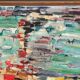 Swedish Oil on Canvas“Abstract Composition” by Klas Engman– Vintage &Framed