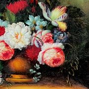 Nature morte avec des fleurs.