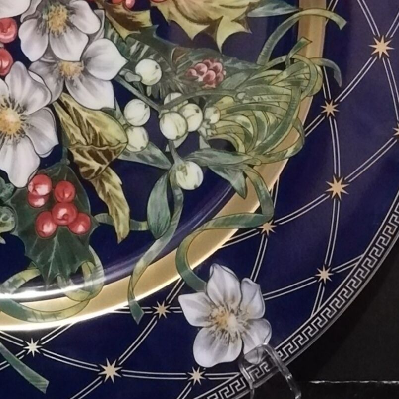 Rosenthal plate decorated by Versace