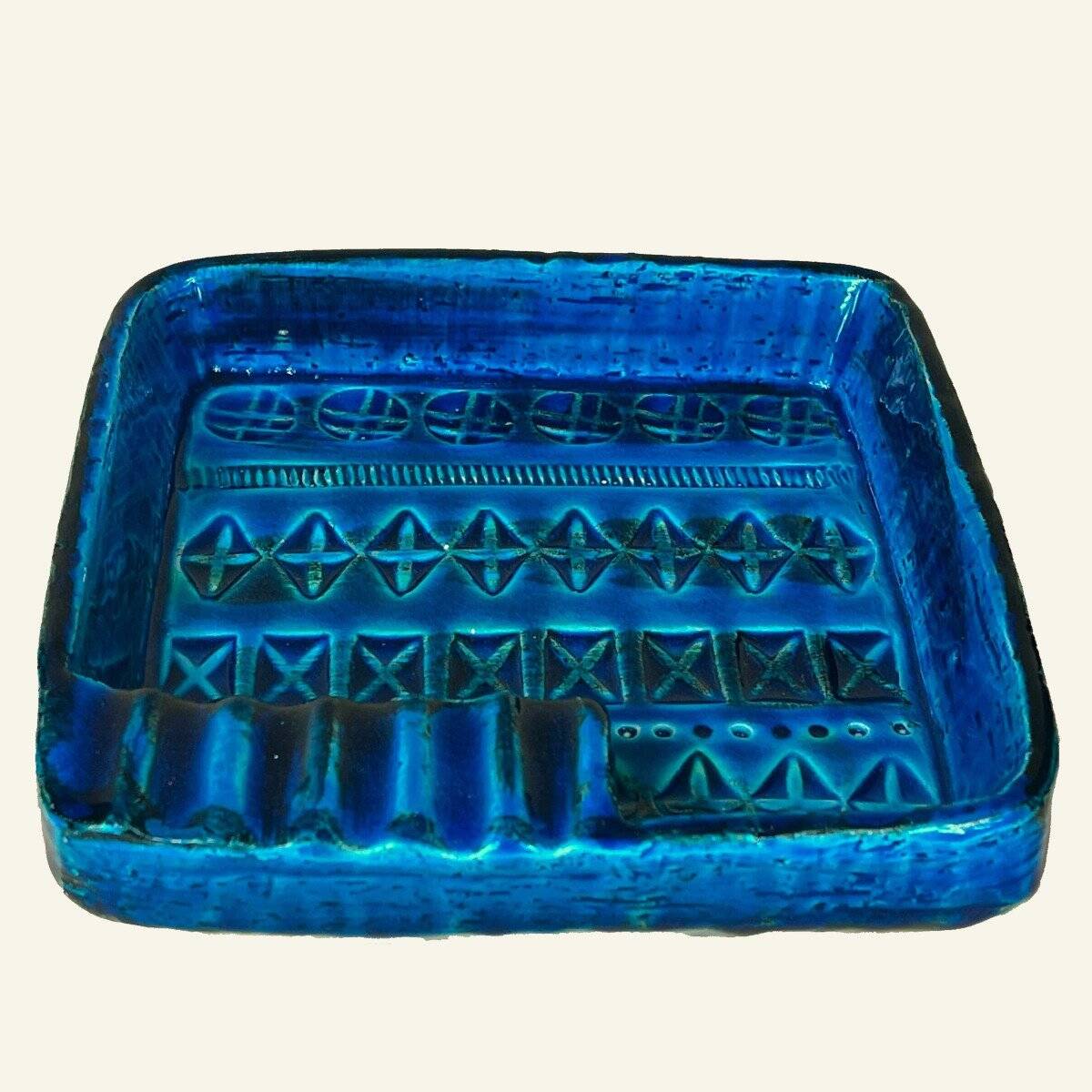 Aldo Londi for Bitossi - Rare Ashtray in Rimini Blu - 1960s